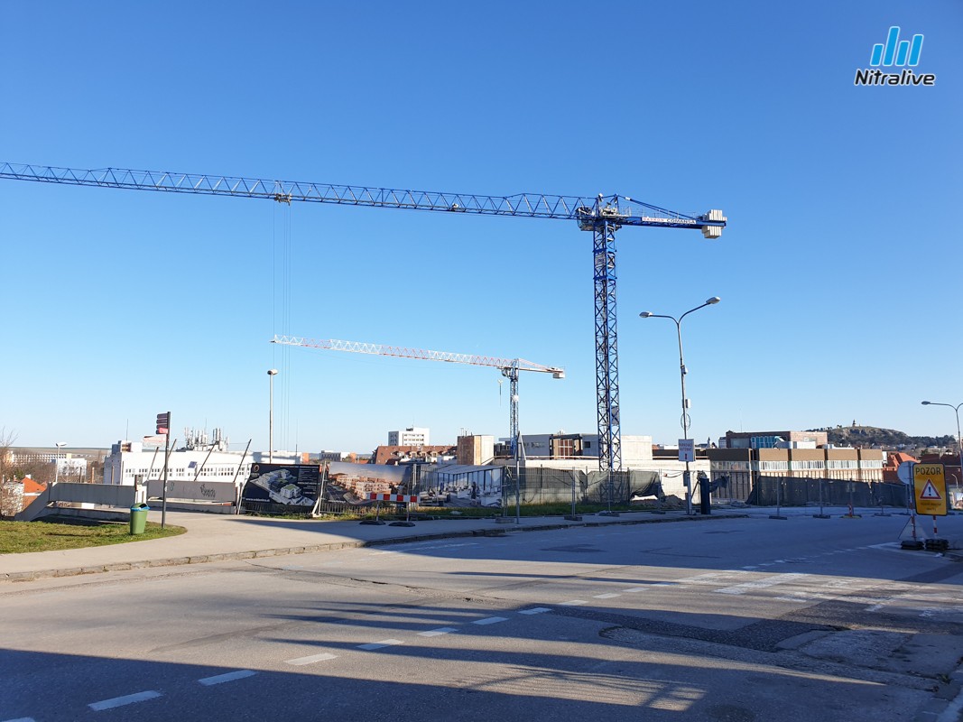 Orbis Nitra, Staré mesto, výstavba marec 2020