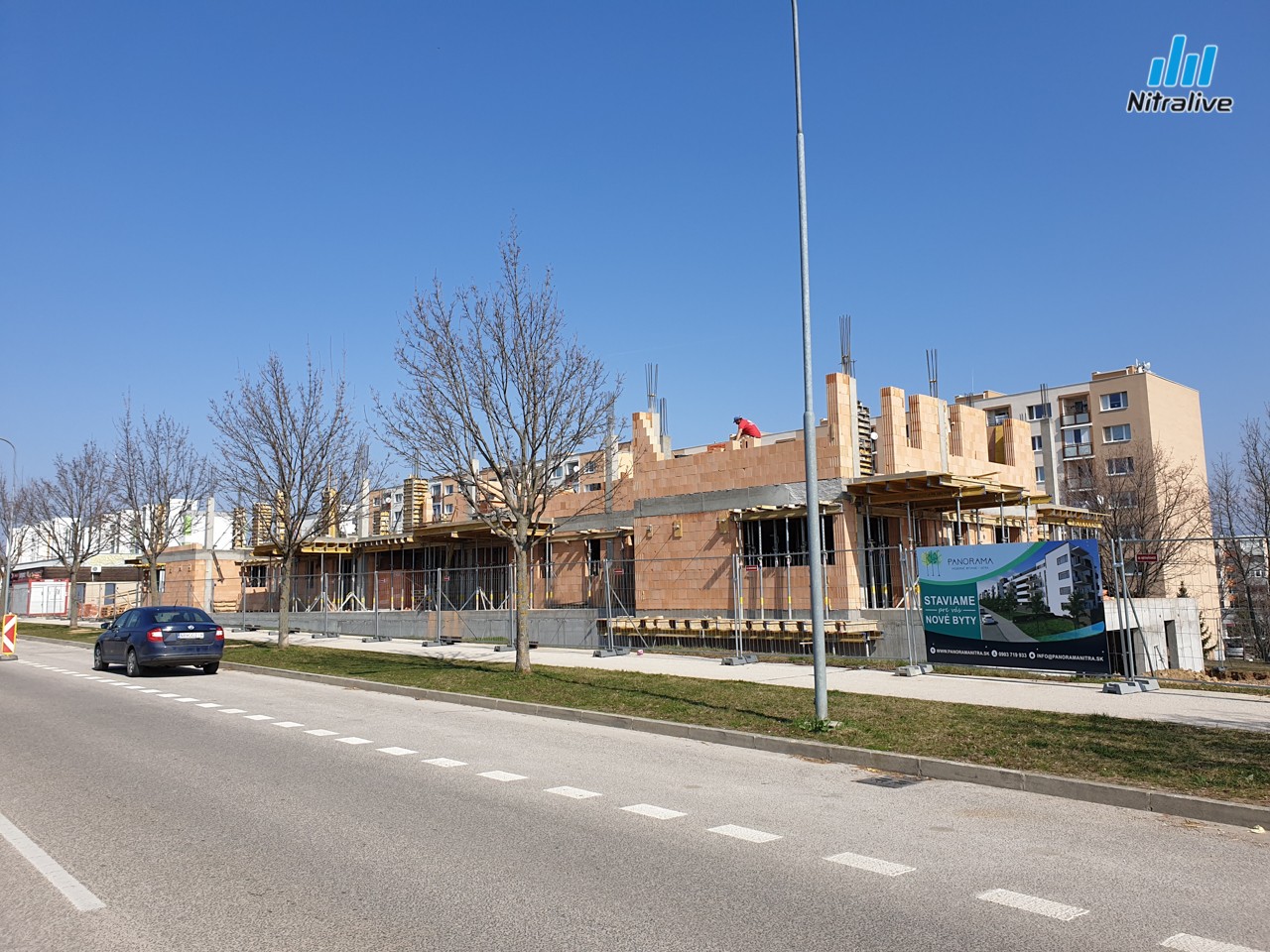 Bytové domy Panorama Nitra, výstavba