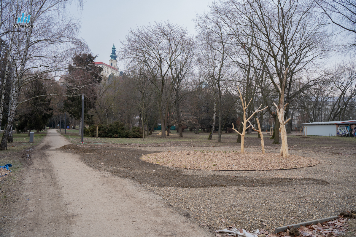 Nový park Sihoť Nitra, revitalizácia