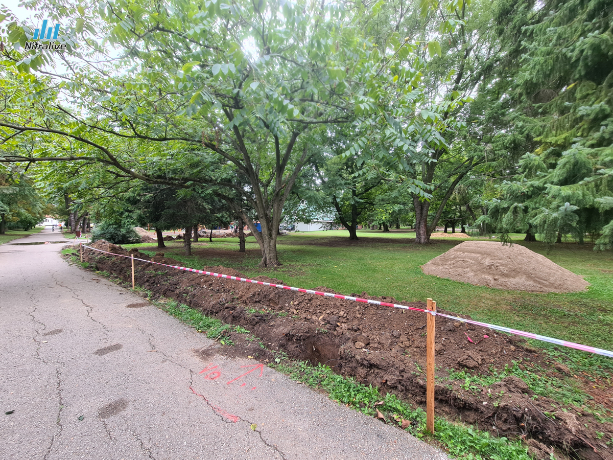 Nový park Sihoť Nitra, revitalizácia