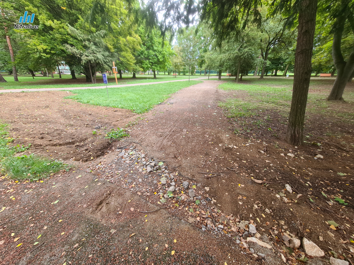 Nový park Sihoť Nitra, revitalizácia