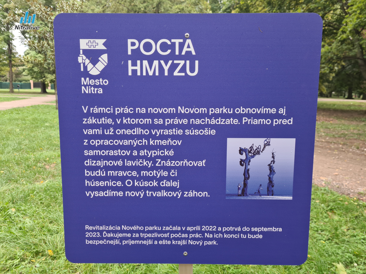 Nový park Sihoť Nitra, revitalizácia