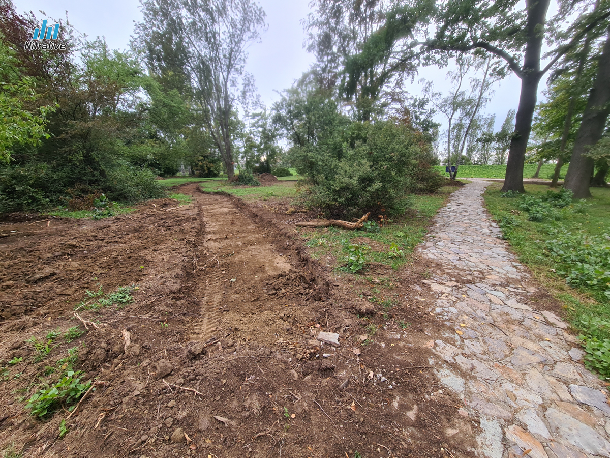 Nový park Sihoť Nitra, revitalizácia