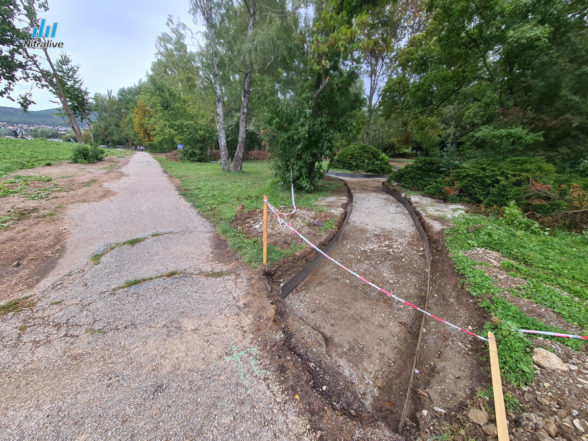 Nový park Sihoť Nitra, revitalizácia