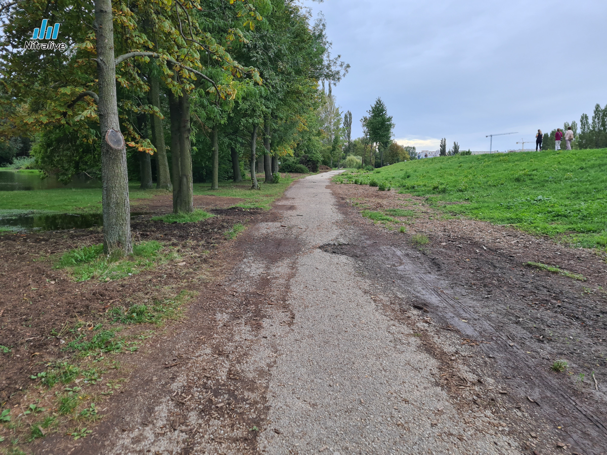 Nový park Sihoť Nitra, revitalizácia