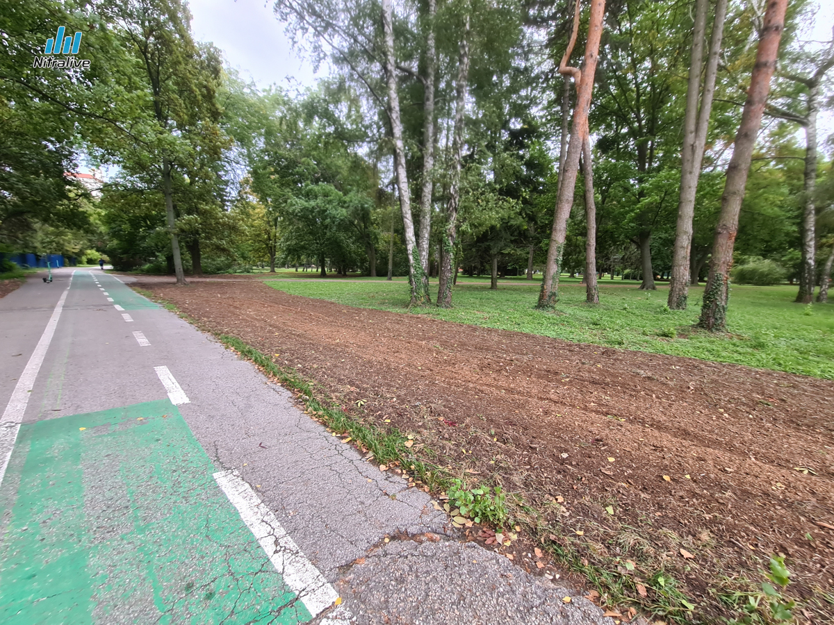 Nový park Sihoť Nitra, revitalizácia