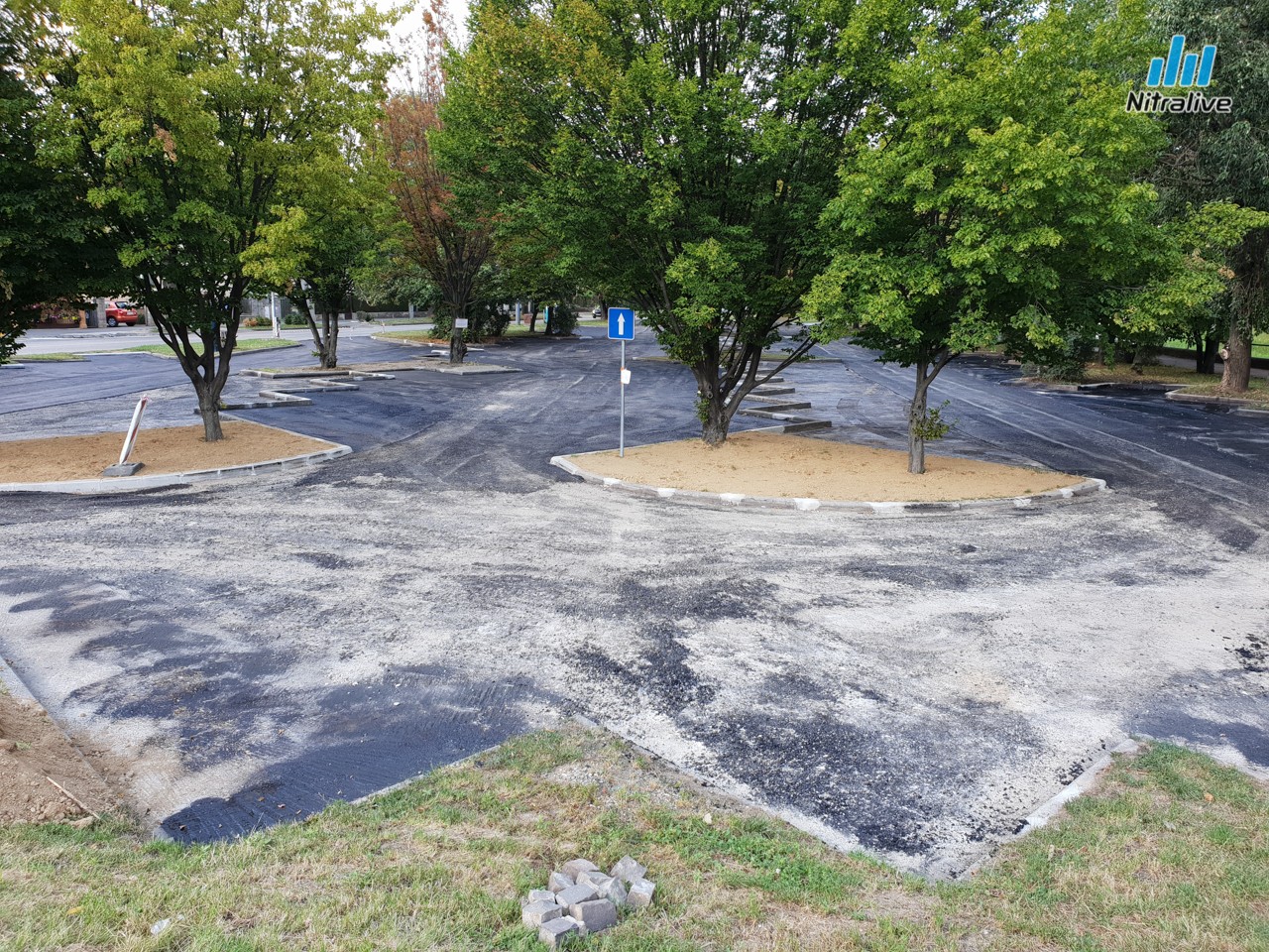Parkovisko Wilsonovo nábrežie Nitra, priebeh rekonštrukcie