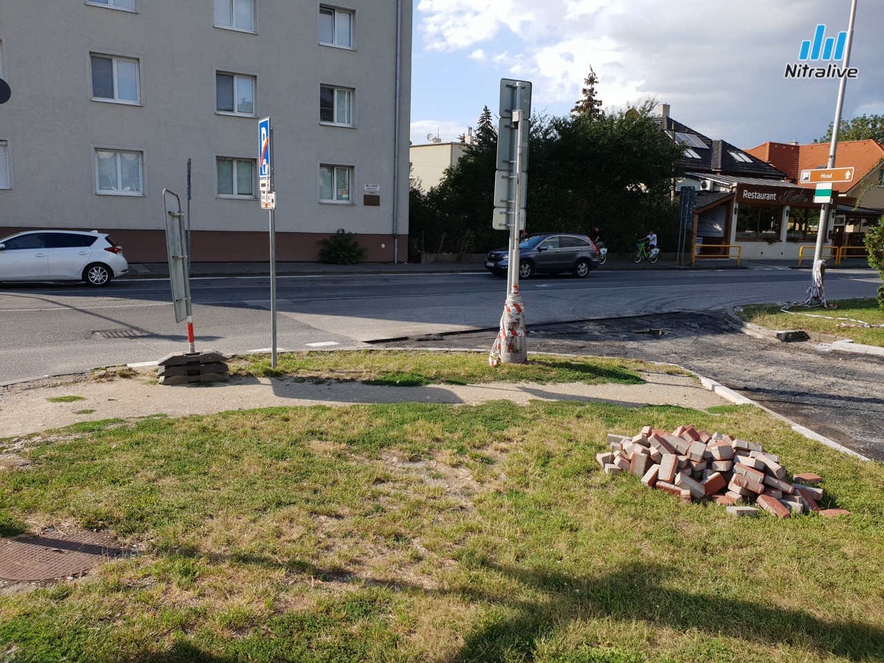 Parkovisko Wilsonovo nábrežie Nitra, priebeh rekonštrukcie