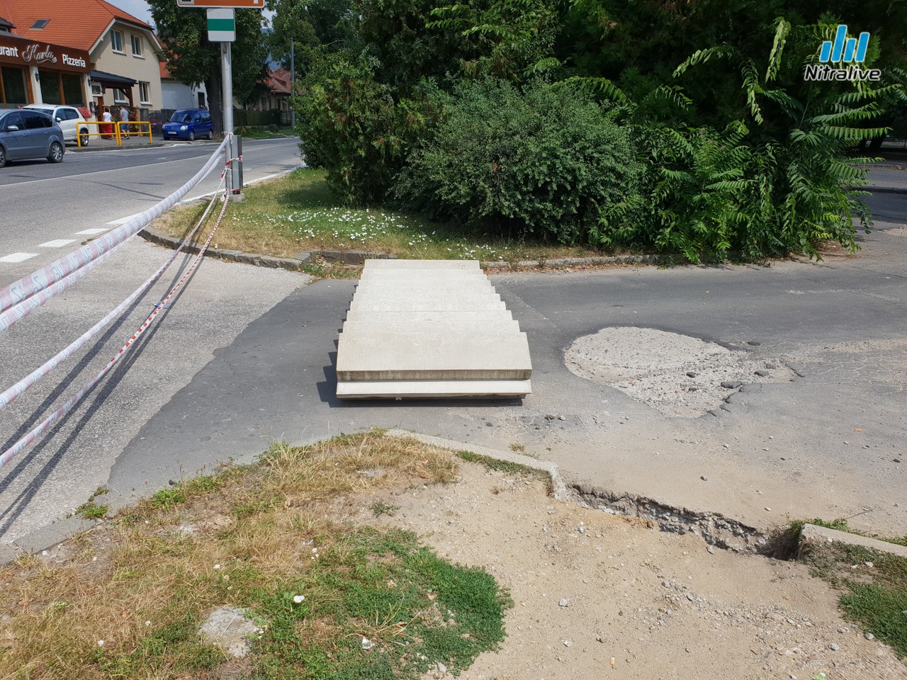 Wilsonovo nábrežie Nitra, rekonštrukcia parkoviska