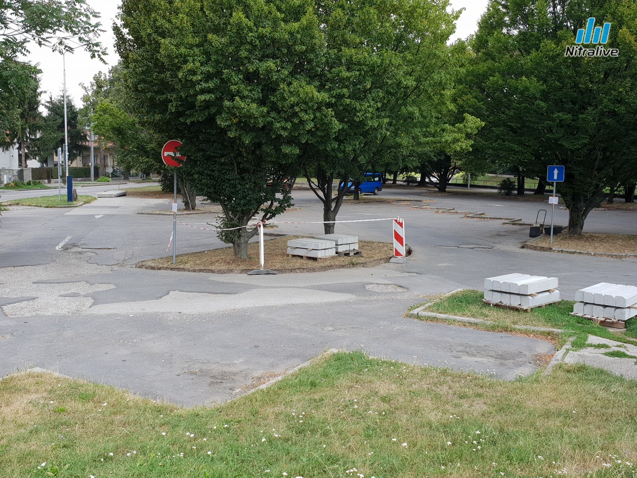 Wilsonovo nábrežie Nitra, rekonštrukcia parkoviska