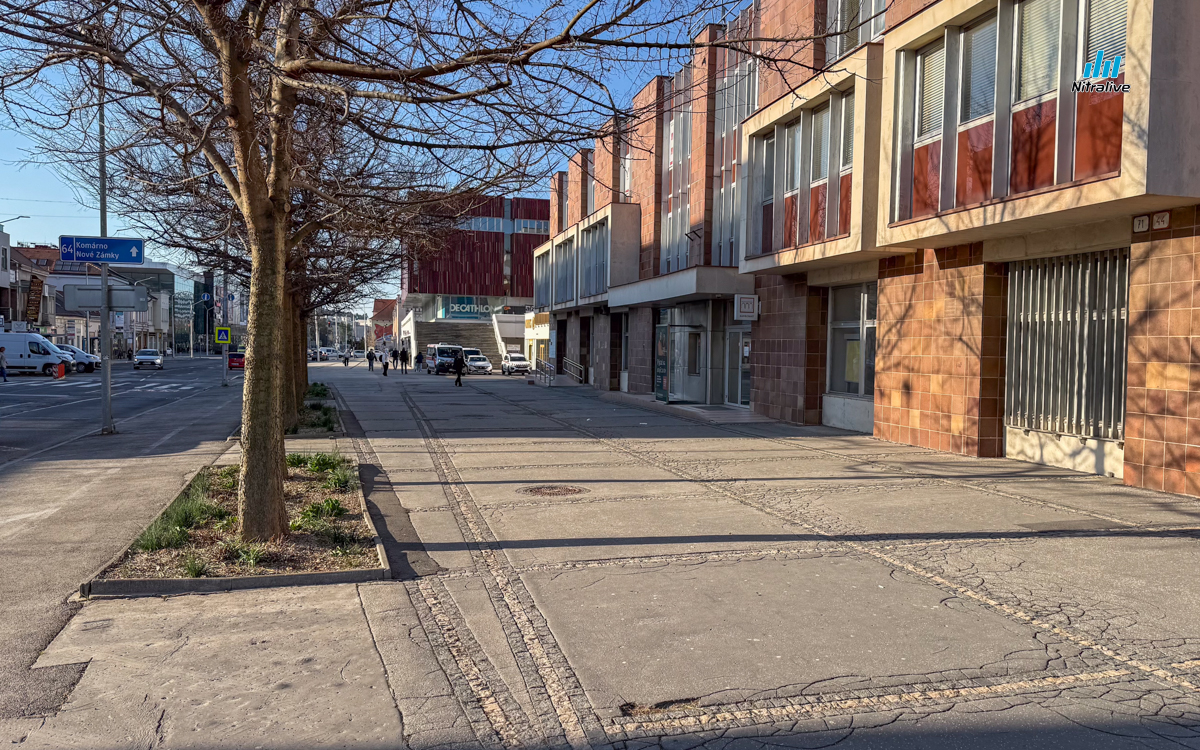 Predĺženie pešej zóny Nitra, II. etapa