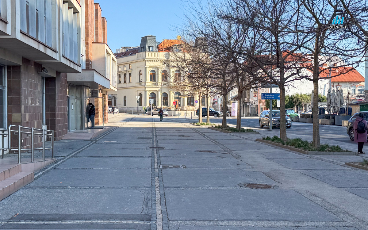 Predĺženie pešej zóny Nitra, II. etapa