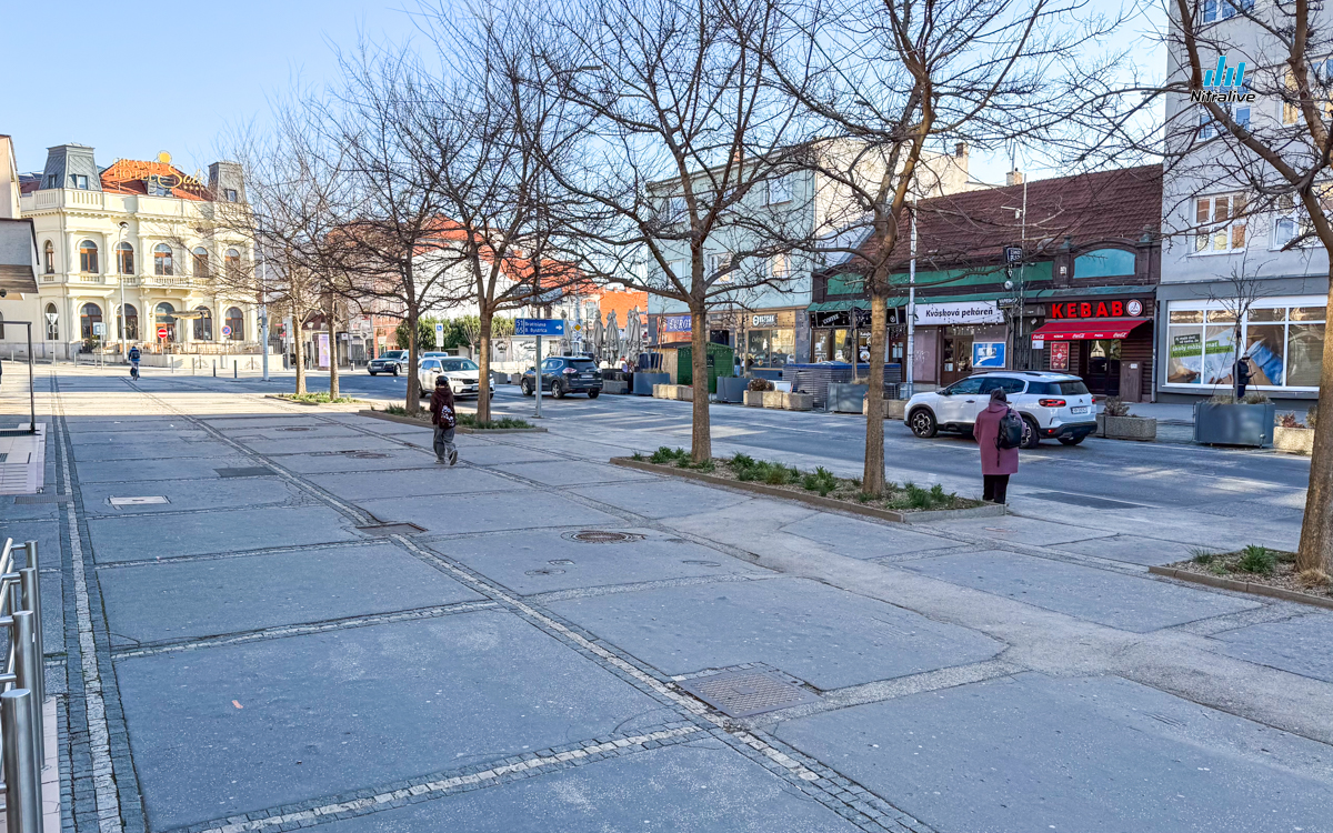 Predĺženie pešej zóny Nitra, II. etapa
