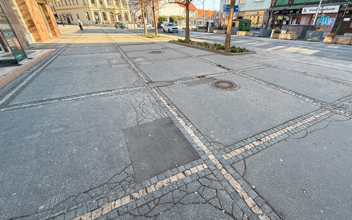 Predĺženie pešej zóny Nitra, II. etapa