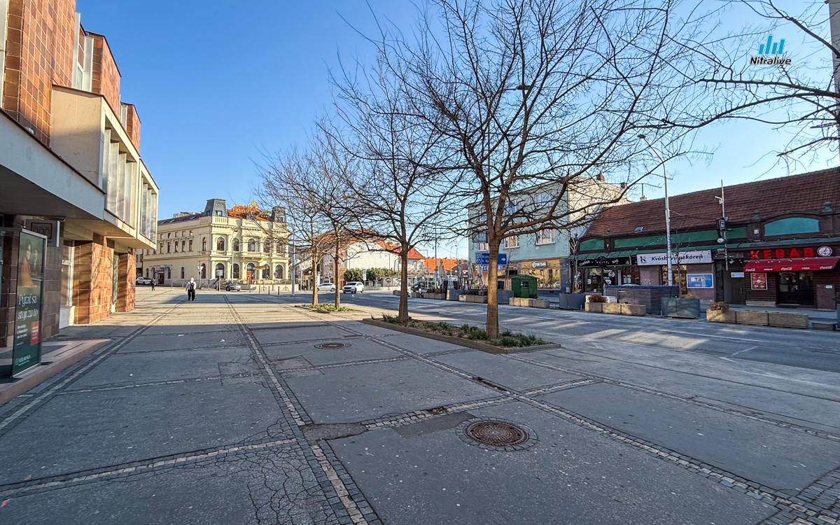 Predĺženie pešej zóny Nitra, II. etapa