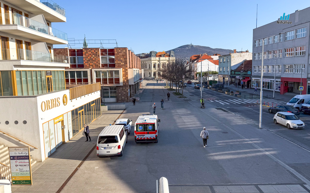 Predĺženie pešej zóny Nitra, II. etapa