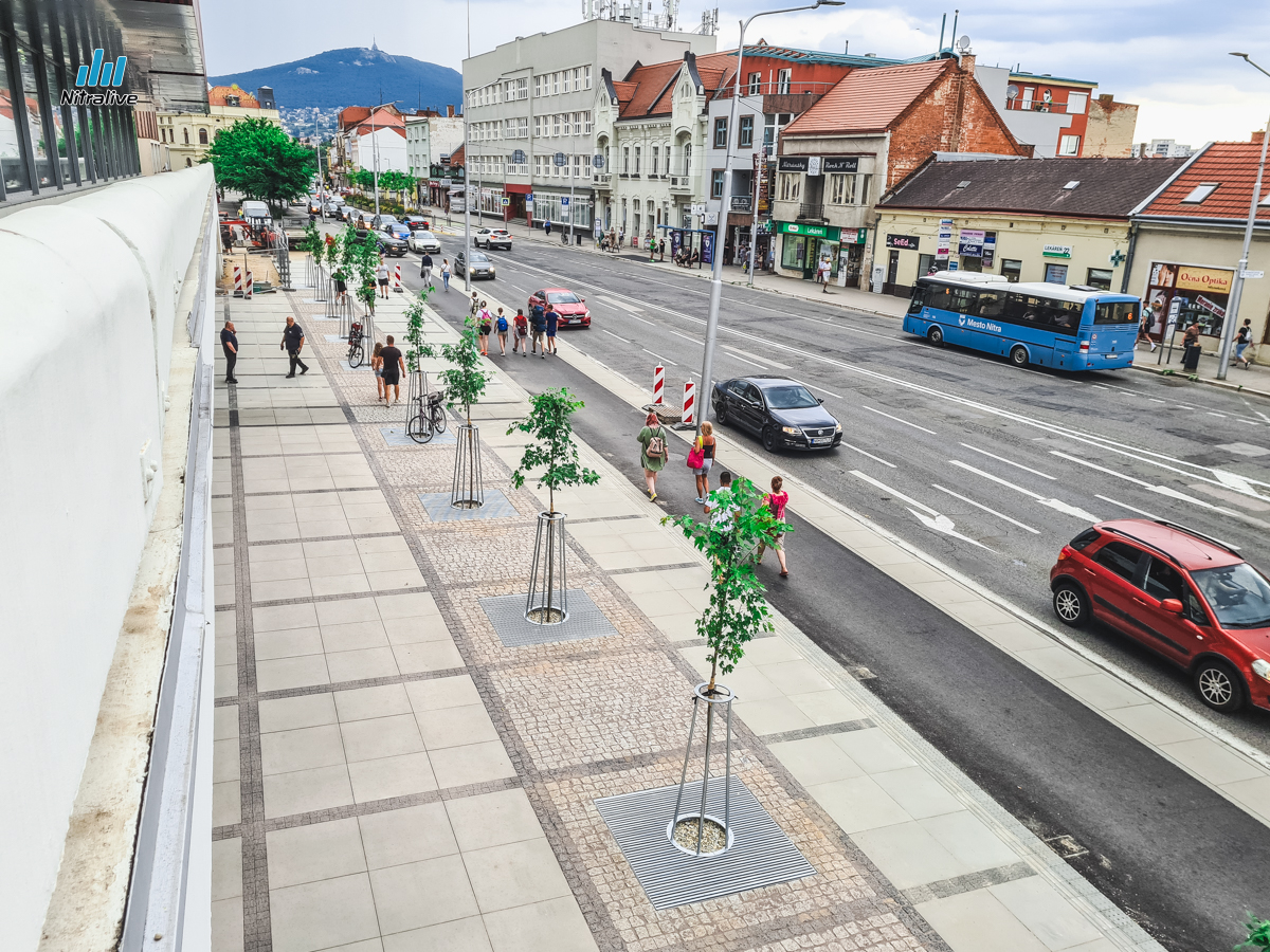 Predĺženie pešej zóny Nitra, Prior - Orbis