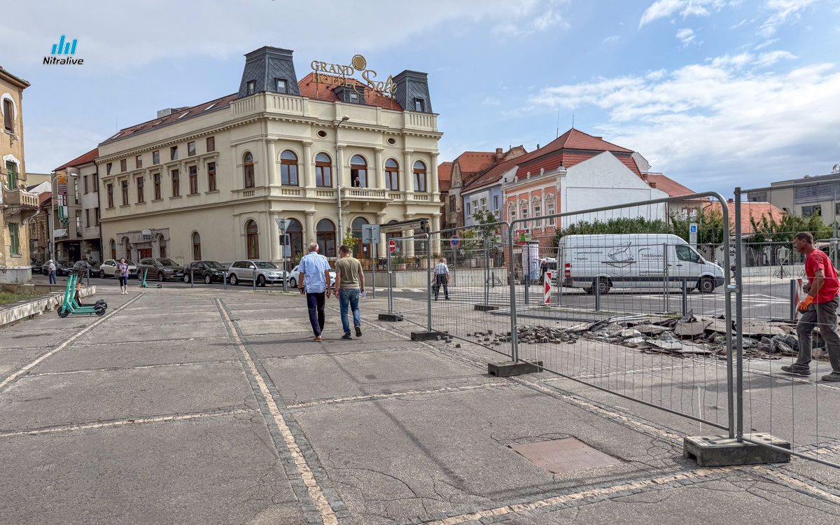 Predĺženie pešej zóny Nitra