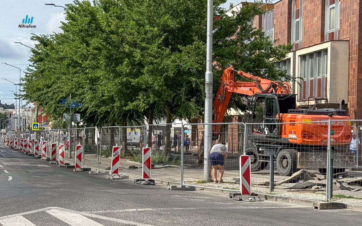 Predĺženie pešej zóny Nitra
