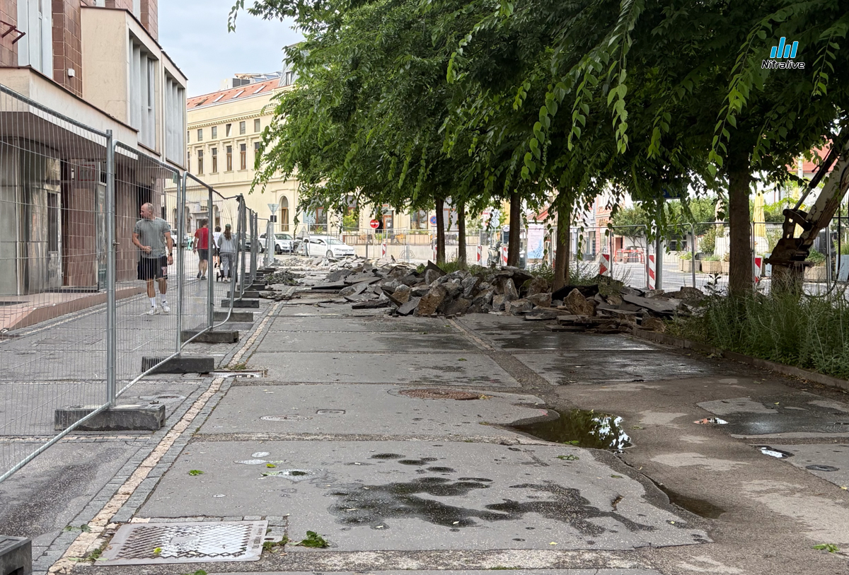 Predĺženie pešej zóny Nitra