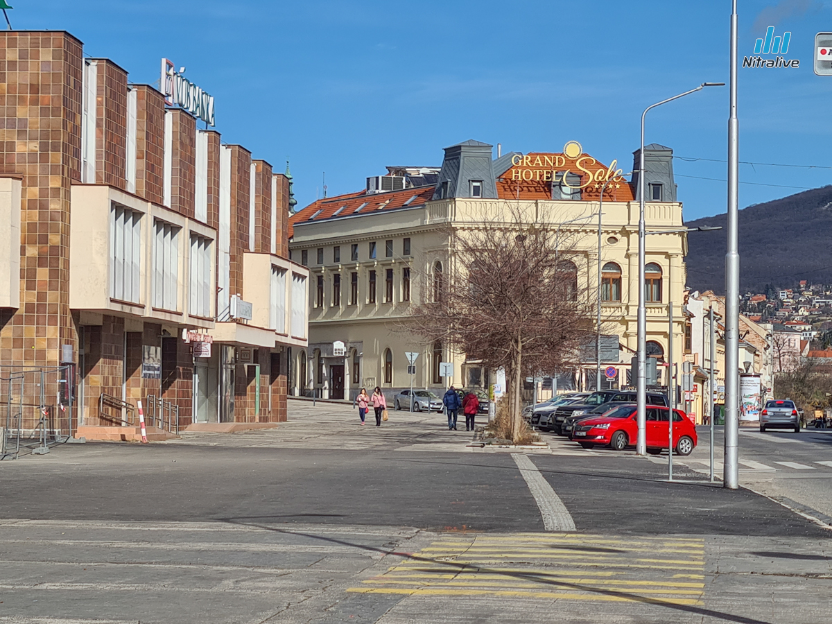 Revitalizácia priestoru OD Prior - VÚB banka, I. etapa predĺženia pešej zóny