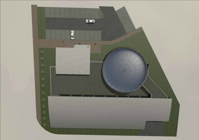 Plaváreň Klokočina - vizualizácia