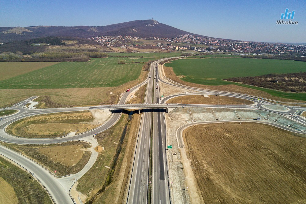 Napojenie R1A na Priemyselný park Nitra - Sever