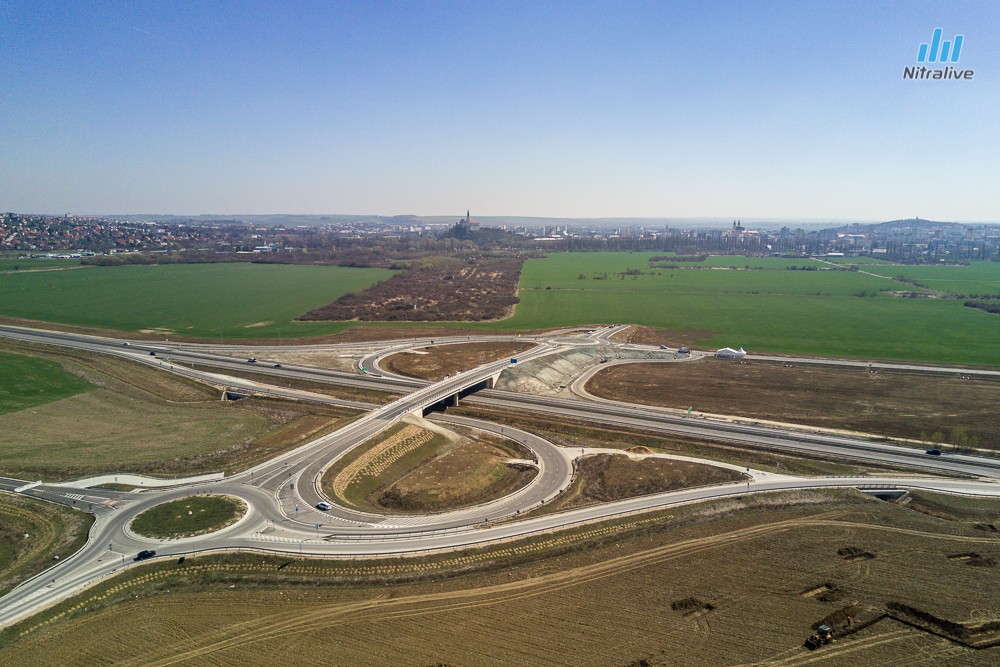 Napojenie R1A na Priemyselný park Nitra - Sever