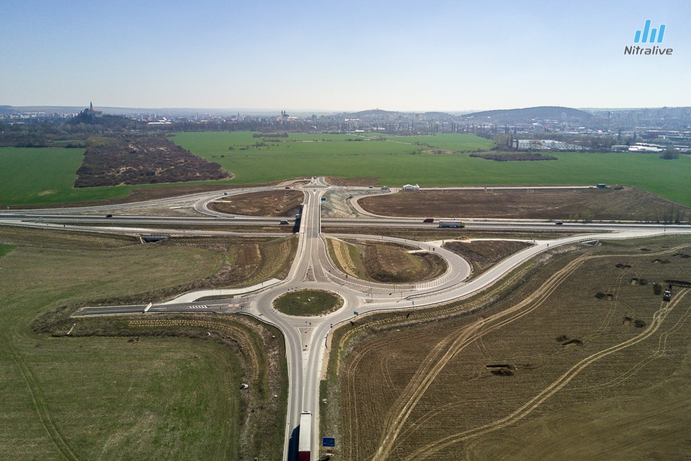 Napojenie R1A na Priemyselný park Nitra - Sever