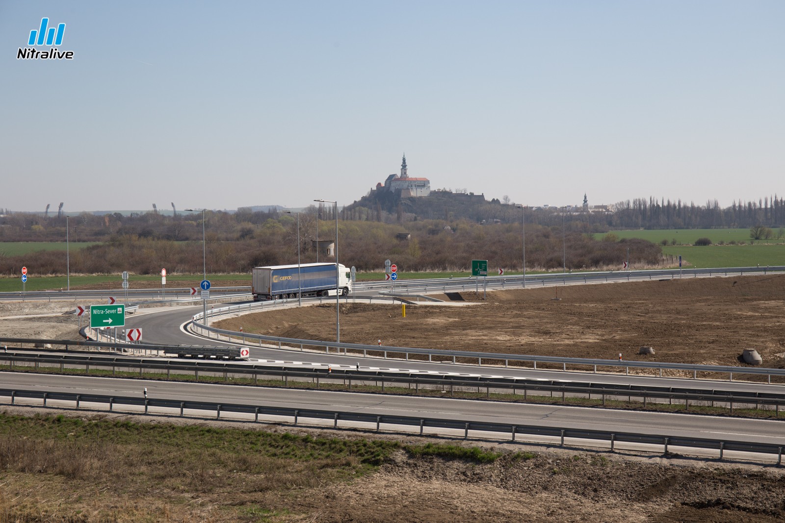 Napojenie R1A na Priemyselný park Nitra - Sever