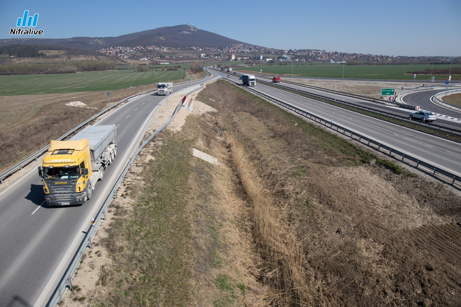 Napojenie R1A na Priemyselný park Nitra - Sever