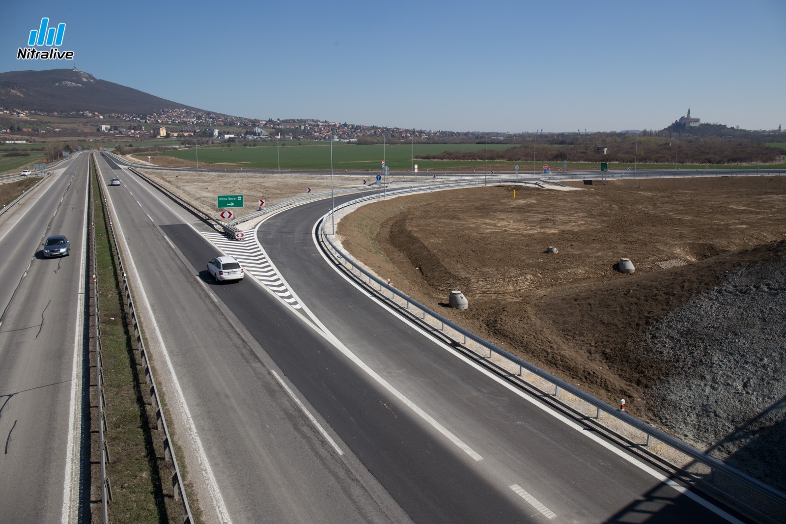 Napojenie R1A na Priemyselný park Nitra - Sever