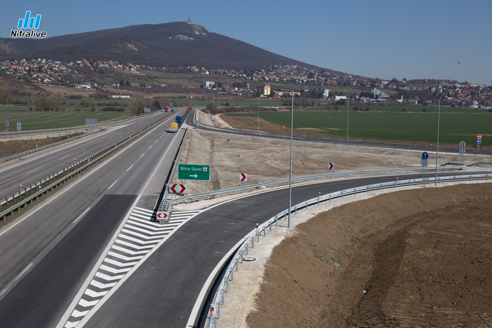 Napojenie R1A na Priemyselný park Nitra - Sever