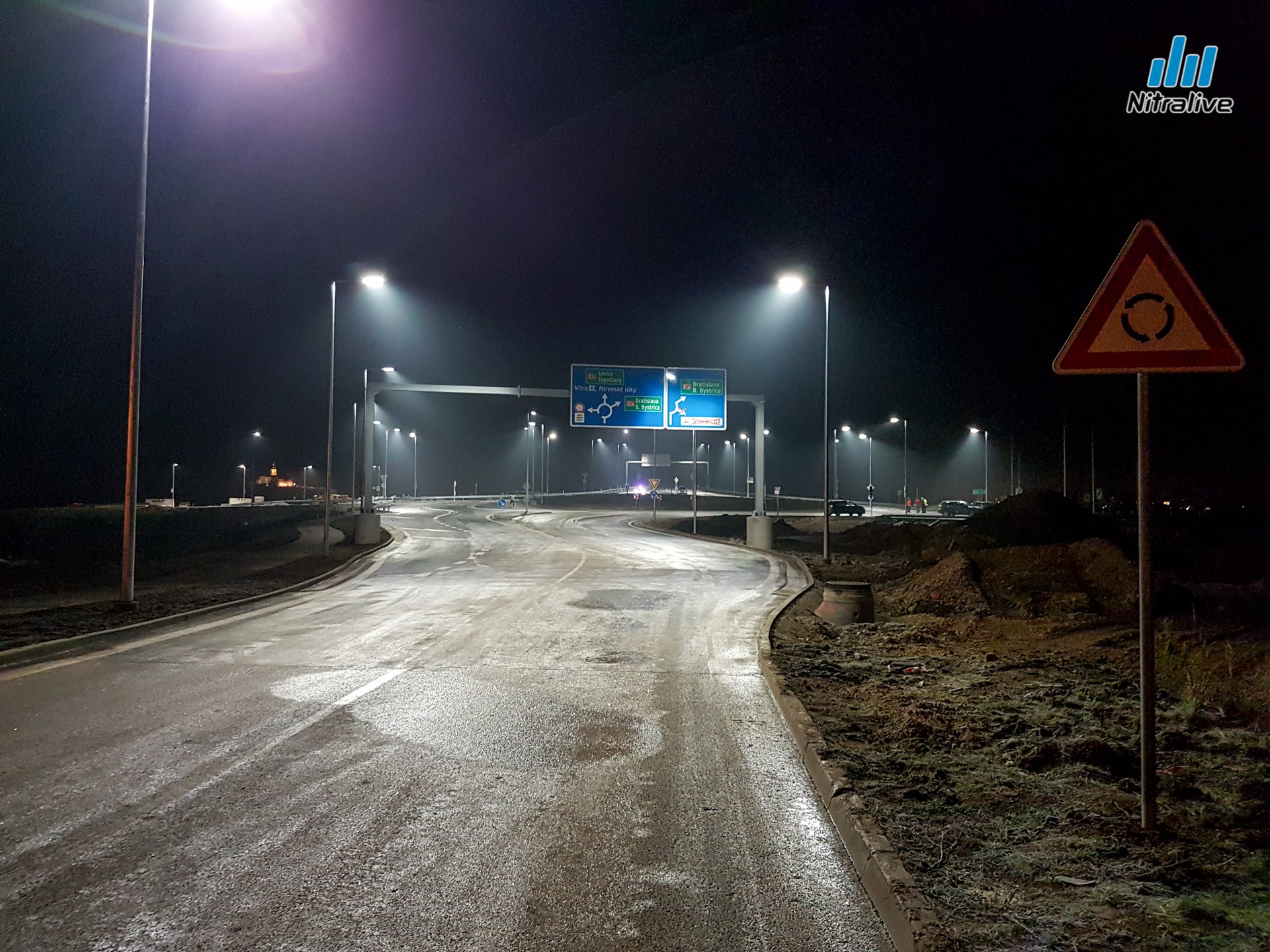 Turbo-okružná križovatka PP Sever Nitra
