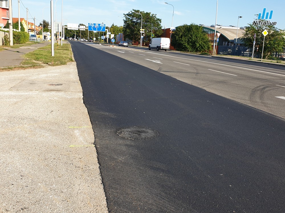 Rekonštrukcia cesty - Chrenovská ulica