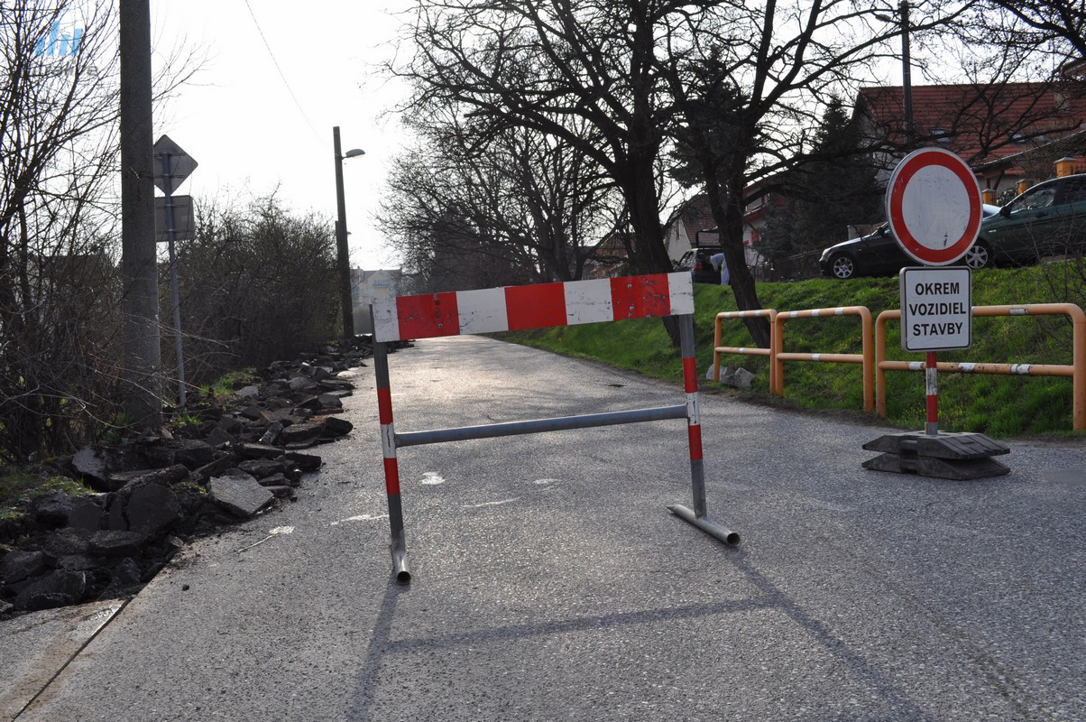 Golianova ulica Nitra rekonštrukcia