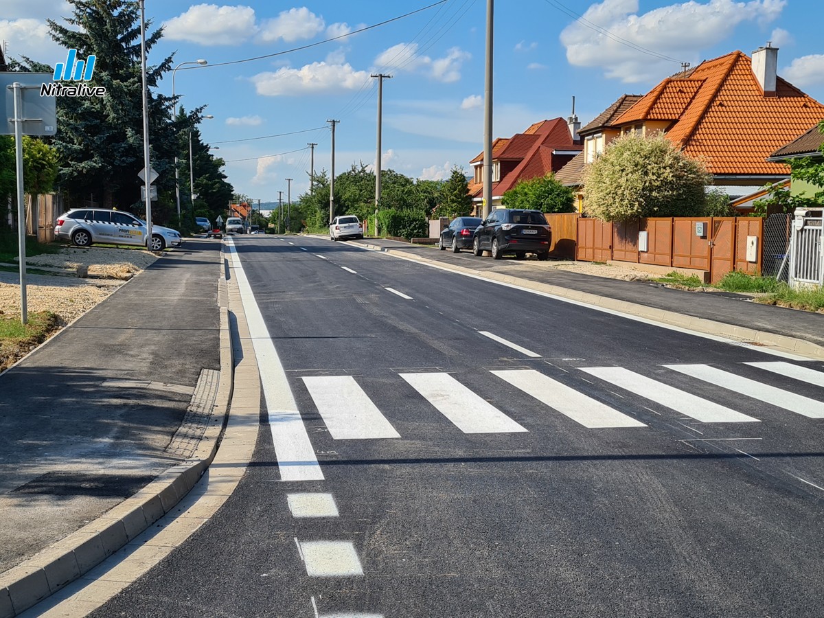 Hanulova ulica Nitra, rekonštrukcia