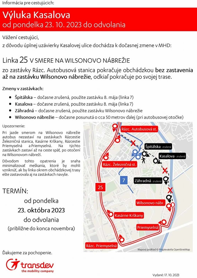 Rekonštrukcia Kasalova ulica Nitra