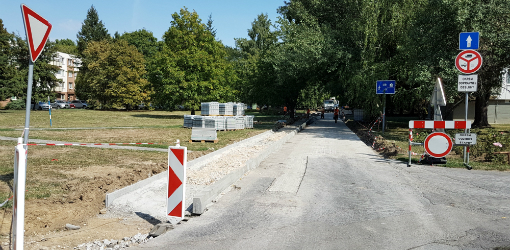 Práce sa začali 14.8. a ukončené by mali byť do 13.9.2017