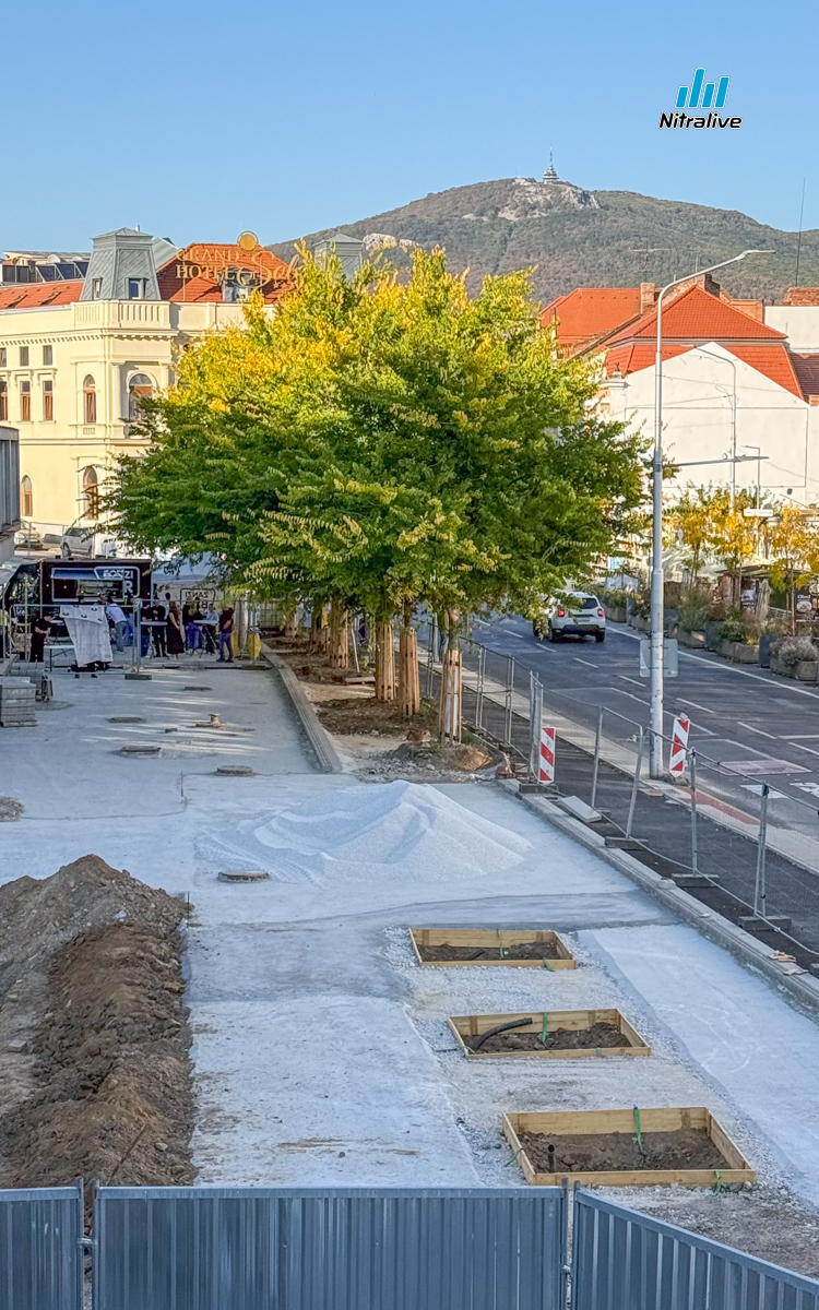 Predĺženie pešej zóny Nitra, Orbis - VÚB