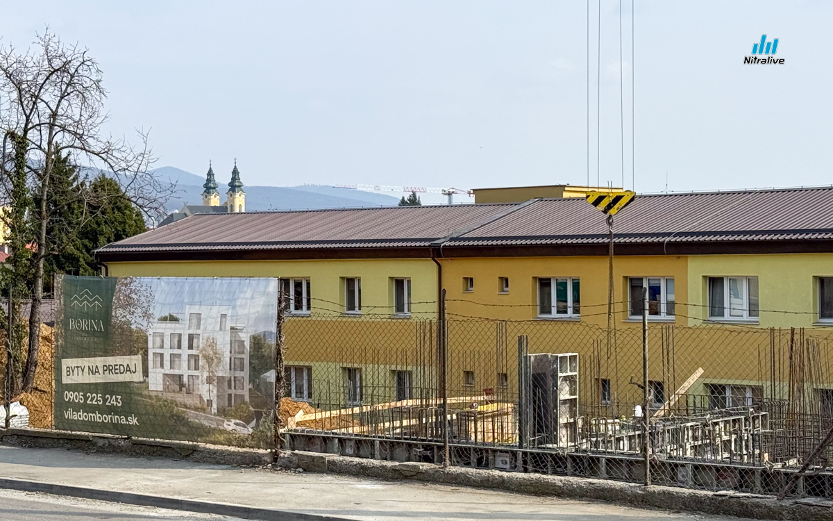 Výstavba v Nitre, marec 2026