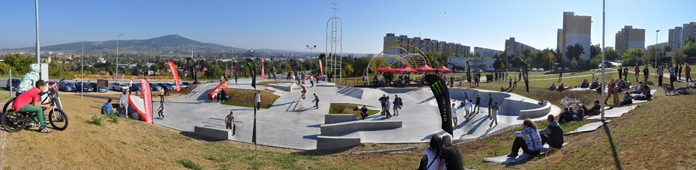 Skatepark Nitra panorama