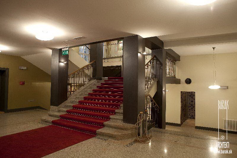 Staré divadlo Nitra - rekonštrukcia interiér