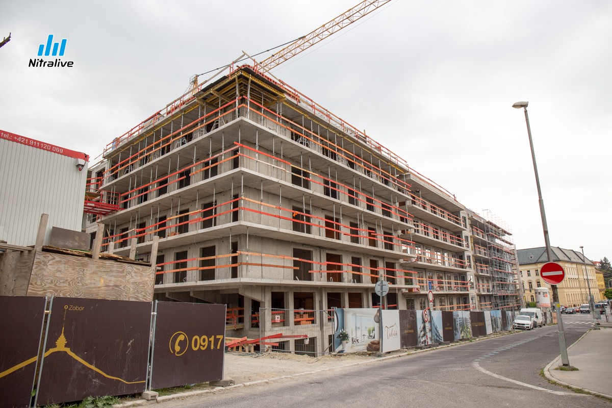 Výstavba v Nitre apríl 2020