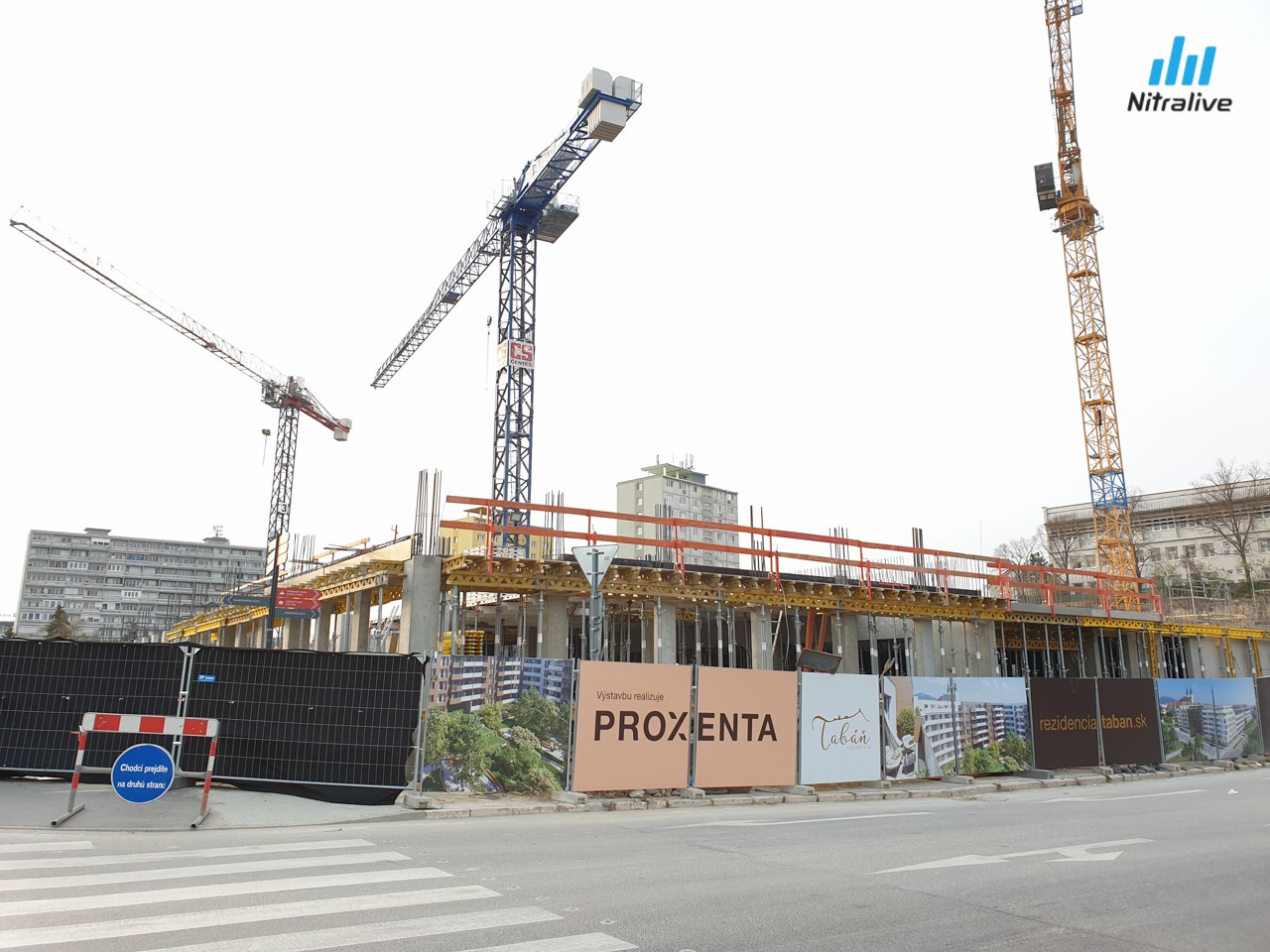 Tabáň Nitra, výstavba