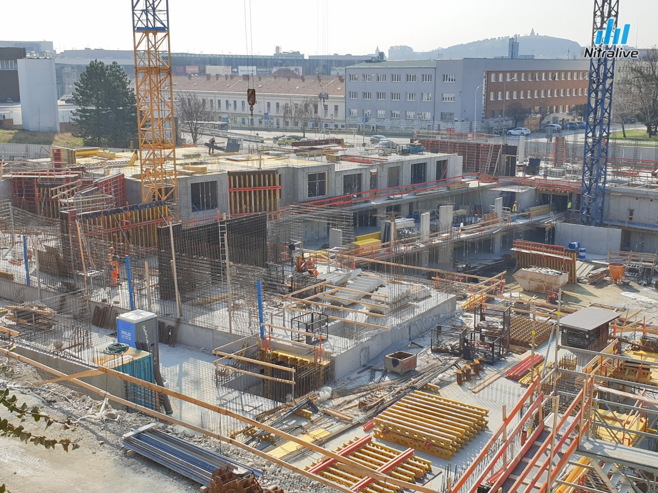 Tabáň Nitra, výstavba