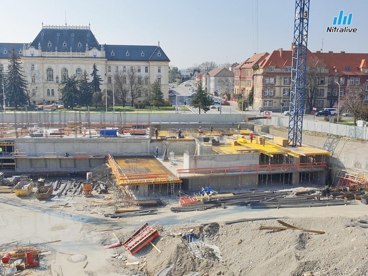 Tabáň Nitra, výstavba