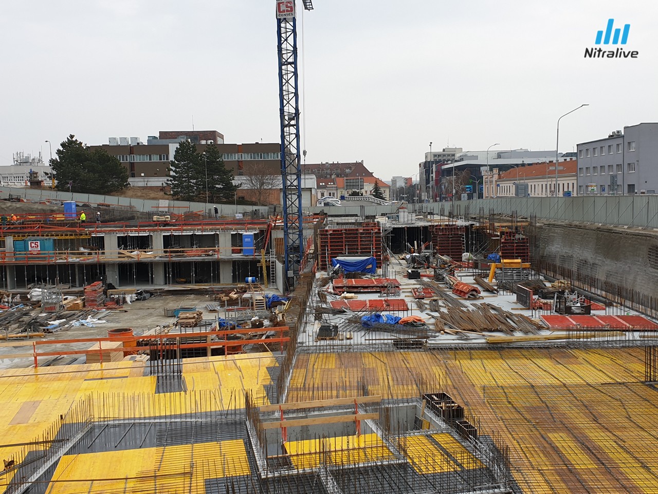 Tabáň Nitra, výstavba