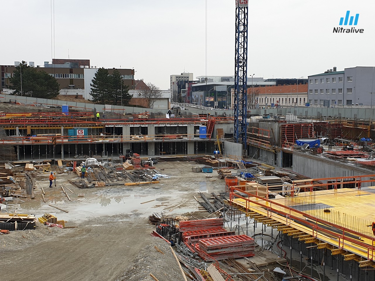 Tabáň Nitra, výstavba