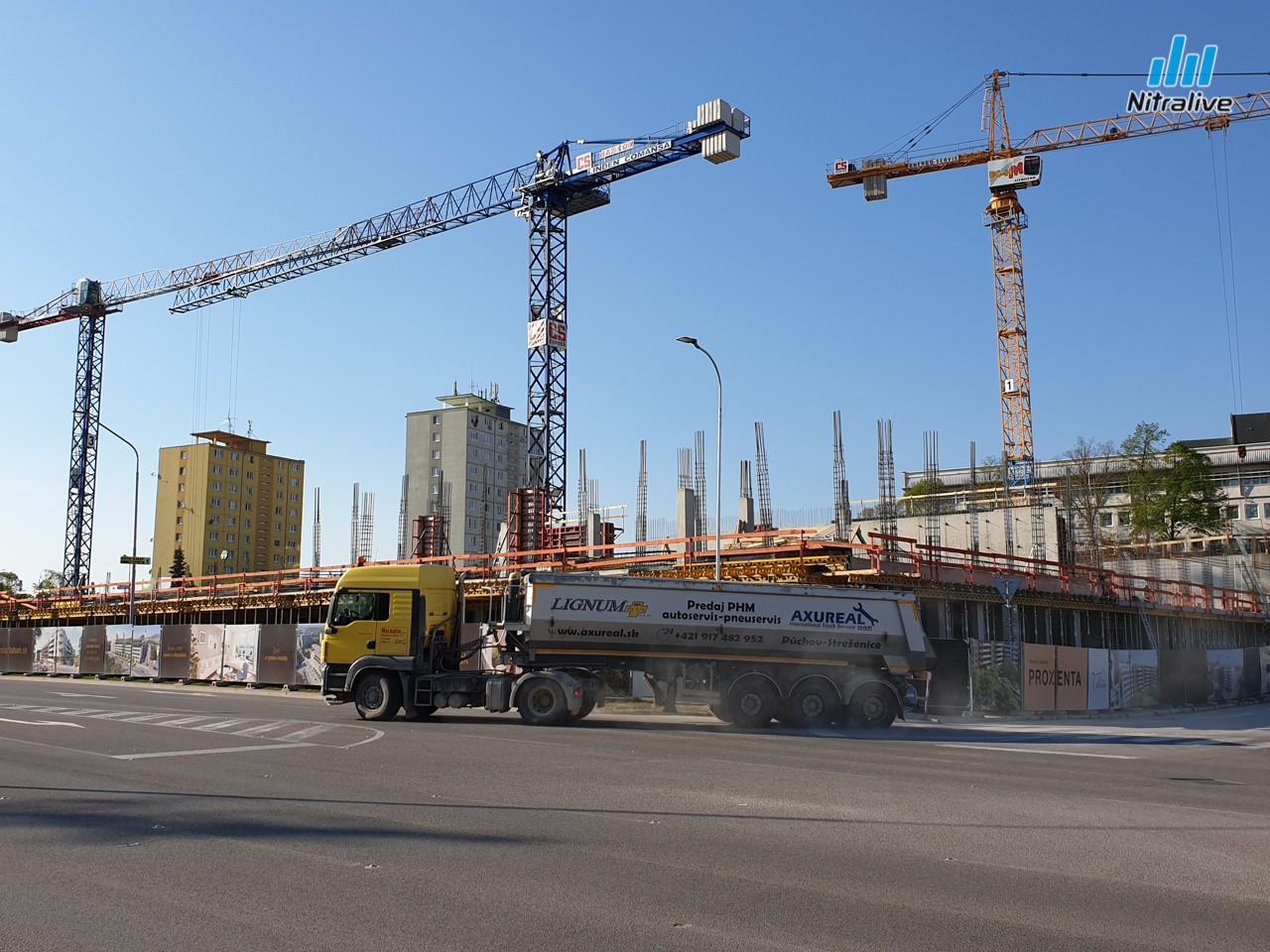 Tabáň Nitra, výstavba